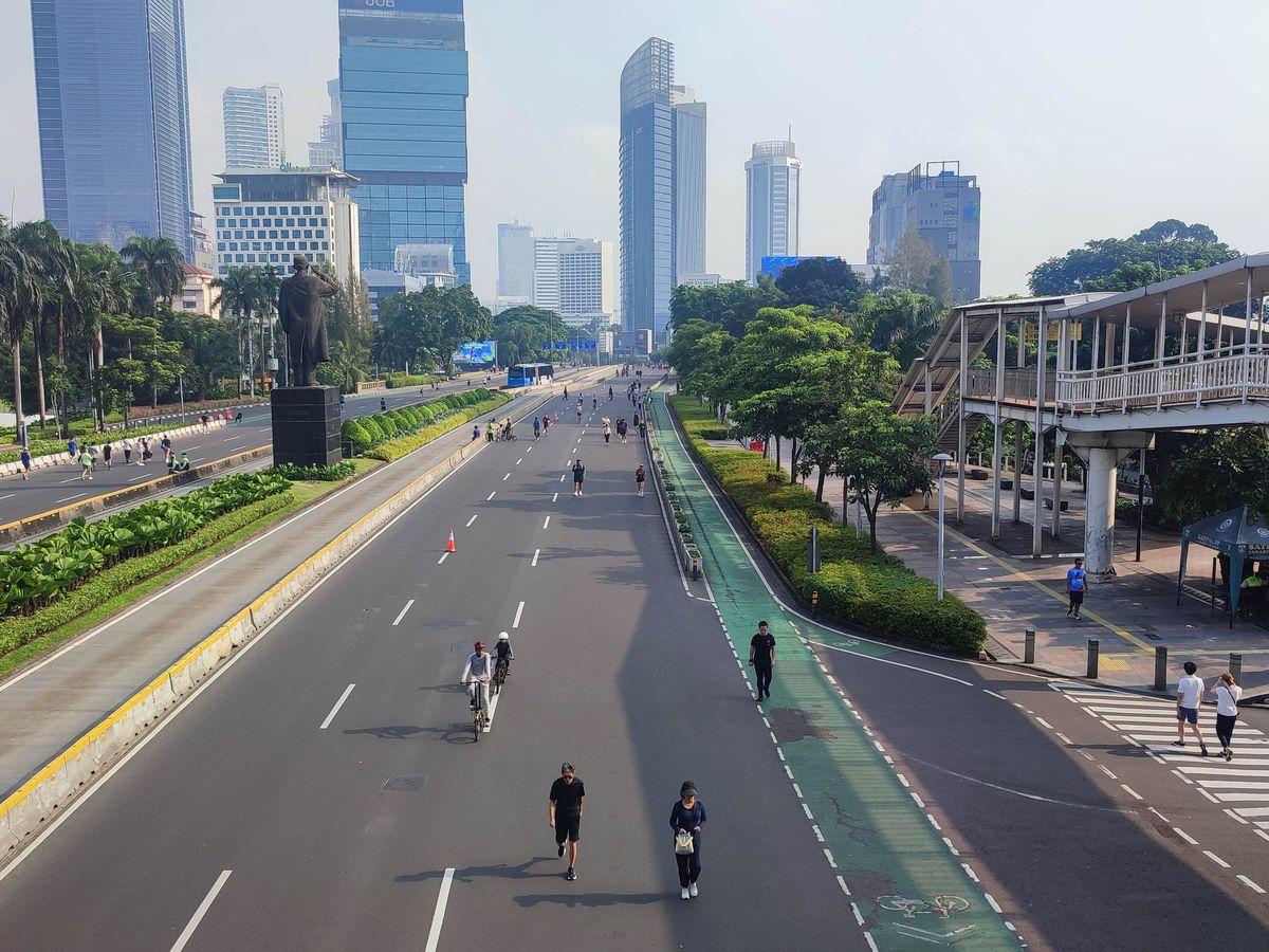 Jakarta Cerah, Warga Tetap Waspada Perubahan Cuaca