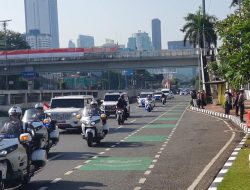 PM Singapura Datang, Delapan Ruas Jalan Diatur